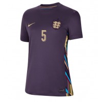 Maglia Calcio Inghilterra John Stones #5 Seconda Divisa Donna Europei 2024 Manica Corta